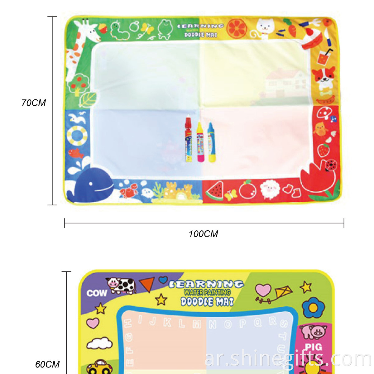 Painting Educational Toys Coloring Kids Playing Painting Toy Magic Large Water Drawing Mat